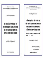Đổi mới quản lý vốn tự có tạo môi trường cạnh tranh lành mạnh cho các Ngân hàng Thương mại Cổ phần TP