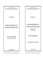 Giải pháp giảm nghèo bền vững tại Huyện Ba Chẽ tỉnh Quảng Ninh