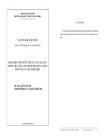 ĐIỀU KHIỂN THIẾT BỊ BÙ TĨNH (SVC) VÀ ỨNG DỤNG TRONG VIỆC NÂNG CAO CHO ỔN ĐỊNH CHẤT LƯỢNG ĐIỆN NĂNG CỦA HỆ THỐNG ĐIỆN