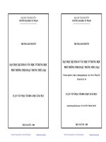 DẠY HỌC KỊCH BẢN VĂN HỌC Ở TRUNG HỌC PHỔ THÔNG THEO ĐẶC TRƢNG THỂ LOẠI