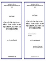 ĐÁNH GIÁ CHẤT LƯỢNG DỊCH VỤ THẺ ATM CỦA NGÂN HÀNG THƢƠNG MẠI CỔ PHẦN NGOẠI THƢƠNG CHI NHÁNH TP.HỒ CHÍ MINH