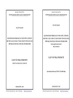 Giải pháp hoàn thiện quản lý nhà nước cấp huyện đối với các dự án đầu tư bằng nguồn vốn ngân sách trên địa bàn huyện Lương Sơn tỉnh Hòa Bình