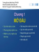CHƯƠNG 1 TINH THỂ KHOÁNG VẬT