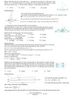 Giải bài tập chương 3 vật lí 2