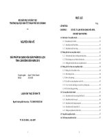 Giải pháp đa dạng hóa sản phẩm du lịch tỉnh Lâm Đồng đến năm 2015