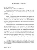 BÀI PHÁT BIỂU CẢM TƯỞNG