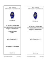 Giải pháp chủ yếu nhằm phát triển nông nghiệp theo hướng sản xuất hàng hóa ở huyện Đại Từ tỉnh Thái Nguyên