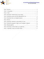 Bài Mẫu IELTS SPEAKING 2016