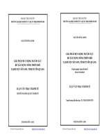 Giải pháp huy động nguồn lực để xây dựng nông thôn mới tại huyện Yên Sơn tỉnh Tuyên Quang