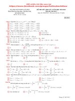 Đề thi giữa kì giải tích 2013  2014 có đáp án