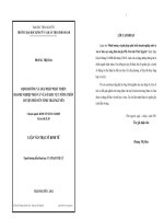 Định hướng và giải pháp phát triển Doanh nghiệp nhỏ và vừa ở khu vực Nông thông huyện Phổ Yên tỉnh Thái Nguyên