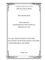 BÁO CÁO KIẾN TẬP NGÀNH ĐẠI HỌC QUẢN TRỊ VĂN PHÒNG TẠI Hoằng Bó 1, thị trấn Nước Hai, huyện Hòa An, tỉnh Cao Bằng