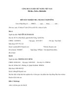 Bien ban nghiem thu va thanh ly hop dong