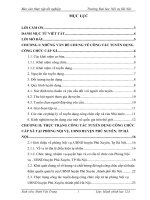 Báo cáo thực tập tốt nghiệp: Hoàn thiện công tác tuyển dụng công chức cấp xã tại phòng nội vụ UBND huyện phú xuyên