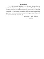 Khóa luận: Thực trạng và giải pháp nhằm nâng cao hoạt động văn phòng tại Văn phòng Uỷ ban Nhân tỉnh Hải Dương