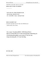 Báo cáo kiến tập quản trị văn phòng tại Văn phòng UBND huyện Phù Cừ  Hưng Yên