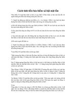 Cách tính tiền bảo hiểm xã hội một lần