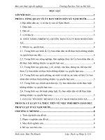 Báo cáo thực tập tốt nghiệp: công tác phổ biến giáo dục pháp luật ở xã nậm mười