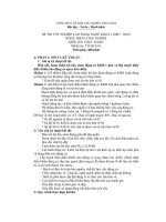 Đề thi tốt nghiệp cao đẳng nghề điện công nghiệp