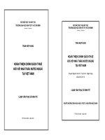 Hoàn thiện chính sách thuế đối với nhà thầu nước ngoài tại Việt Nam