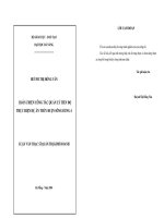 HOÀN THIỆN CÔNG TÁC QUẢN LÝ TIẾN ĐỘ THỰC HIỆN DỰ ÁN THỦY ĐI ỆN SÔNG BUNG 4