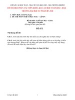 ĐỀ THI học PHẦN lớp k22 CAO học TOAN 2012 2014 TRƯỜNG ĐHSPHN BCS pdf