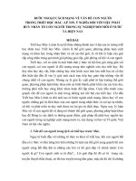 CON NGƯỜI và PHÁT HUY NHÂN tố CON NGƯỜI TRONG sự NGHIỆP đổi mới