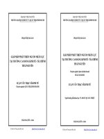 Giải pháp phát triển nguồn nhân lực tại trường cao đẳng kinh tế  tài chính Thái Nguyên