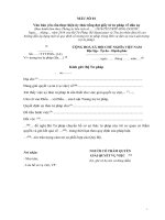 Văn bản yêu cầu thực hiện ủy thác giấy tờ tư pháp về dân sự