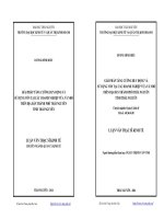 Giải pháp tăng cường huy động và sử dụng vốn tại các doanh nghiệp vừa và nhỏ trên địa bàn thành phố Thái Nguyên tỉnh Thái Nguyên