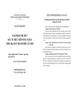 Giải pháp thu hút đầu tư trực tiếp nước ngoài trên địa bàn Tp