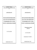 Hệ thống quản lý chất lượng theo tiêu chuẩn TCVN ISO 9001 2008 tại CT Địa ốc Hòa Bình