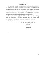 Báo cáo kiến tập: Thực trạng và giải pháp về công tác đào tạo và phát triển nguồn nhân lực ở UBND huyện Thanh Ba