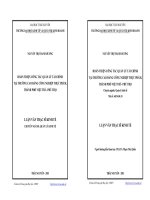 Hoàn thiện công tác quản lý tài chính tại trường Cao đẳng Công nghiệp thực phẩm, thành phố Việt Trì  Phú Thọ