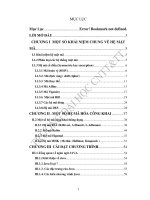 Nghiên cứu và cài đặt một số hệ mã hóa 