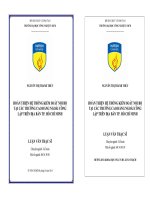 Hoàn thiện hệ thống kiểm soát nội bộ tại các trường cao đẳng ngoài công lập trên địa bàn thành phố Hồ Chí Minh