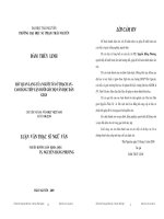 HÁT QUAN LANG CỦA NGƯỜI TÀY Ở THẠCH AN  CAO BẰNG TIẾP CẬN DƢỚI GÓC ĐỘ VĂN HỌC DÂN GIAN