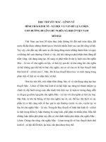 TIỂU LUẬN - HỌC THUYẾT HÌNH THÁI KINH tế xã hội và sự lựa CHỌN CON ĐƯỜNG đi lên CNXH ở nước TA HIỆN NAY