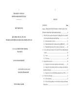 Hoàn thiện công tác xử lý nợ tồn đọng tại hệ thống ngân hàng Ngoại Thương Việt Nam