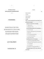 Giải pháp xây dựng cấu trúc vốn cho phát triển dài hạn của Công ty Cổ phần Thực Phẩm niêm yết trên thị trường chứng khoán TP