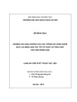 Luận án tiến sĩ nghiên cứu ảnh hưởng của các thông số công nghệ đúc lưu biến liên tục tới tổ chức và tính chất hợp kim nhôm a356 