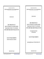Hoàn thiện công tác quản lý vốn đầu tư xây dựng cơ bản tại Ban quản lý đầu tư và xây dựng công trình trọng điểm tỉnh Quảng Ninh