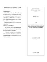 GIẢI PHÁP PHÁT TRIỂN CÁC DỊCH VỤ NGÂN HÀNG HIỆN ĐẠI TẠI NGÂN HÀNG THƯƠNG MẠI CỔ PHẦN NGỌAI THƯƠNG  VIỆT NAM CHI NHÁNH THÀNH PHỐ HỒ CHÍ MINH