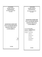 Giải pháp nhằm giảm thiểu chi phí vận tải và giao nhận đối với một số mặt hành xuất khẩu chủ lực của Việt Nam hiện nay