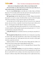 Danh sách các trường Đại học tốp đầu có điểm xét tuyển thấp năm 2016