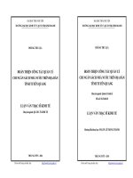 Hoàn thiện công tác quản lý chi ngân sách nhà nước trên địa bàn tỉnh Tuyên Quang