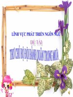 Bài giảng điện tử mầm non lớp Chồi đề tài Thơ Chú bộ đội hành quân trong mưa