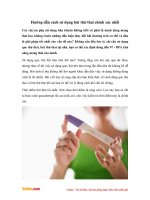 Hướng dẫn cách sử dụng bút thử thai chính xác nhất