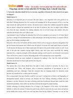 Tổng hợp câu hỏi và bài mẫu IELTS Writing Task 2 chủ đề Giáo Dục