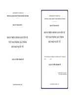 Hoàn thiện chính sách tiền tệ Việt Nam trong quá trình hội nhập quốc tế
